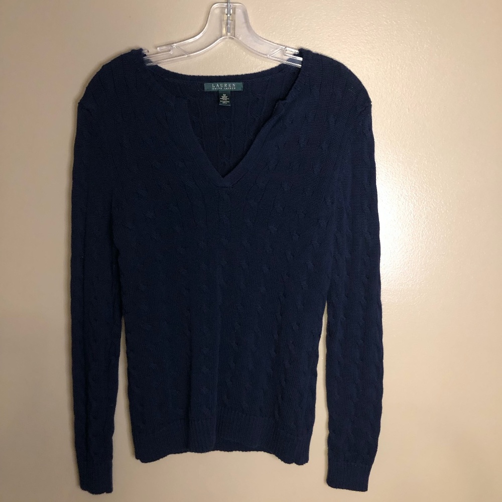 Ralph Lauren Cable Knit Sweater Size Medium
